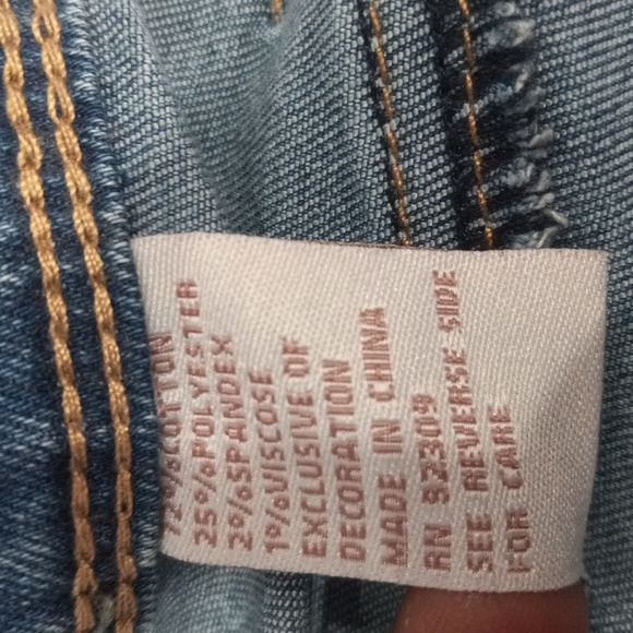 DG2 by Diane Gilman Signature Collection Stylish Blue Leopard Print Jeans - Picture 15 of 15